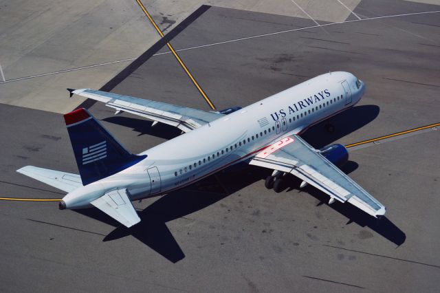 Airbus A320 (N649AW) - A very unique view!