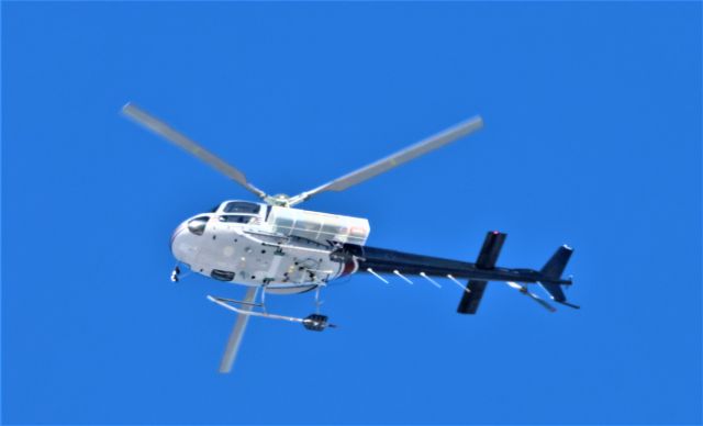 C-FVRT — - C-FVRT Eurocopter AS-350-B2 Heli-Excel survolant la ville de Lavaltrie QC. le 03-03-2023 à 09:17