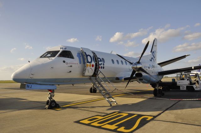 Saab 340 (G-LGNJ) - Flybe/Loganair Saab 340B G-LGNJ landed in Norwich Airport