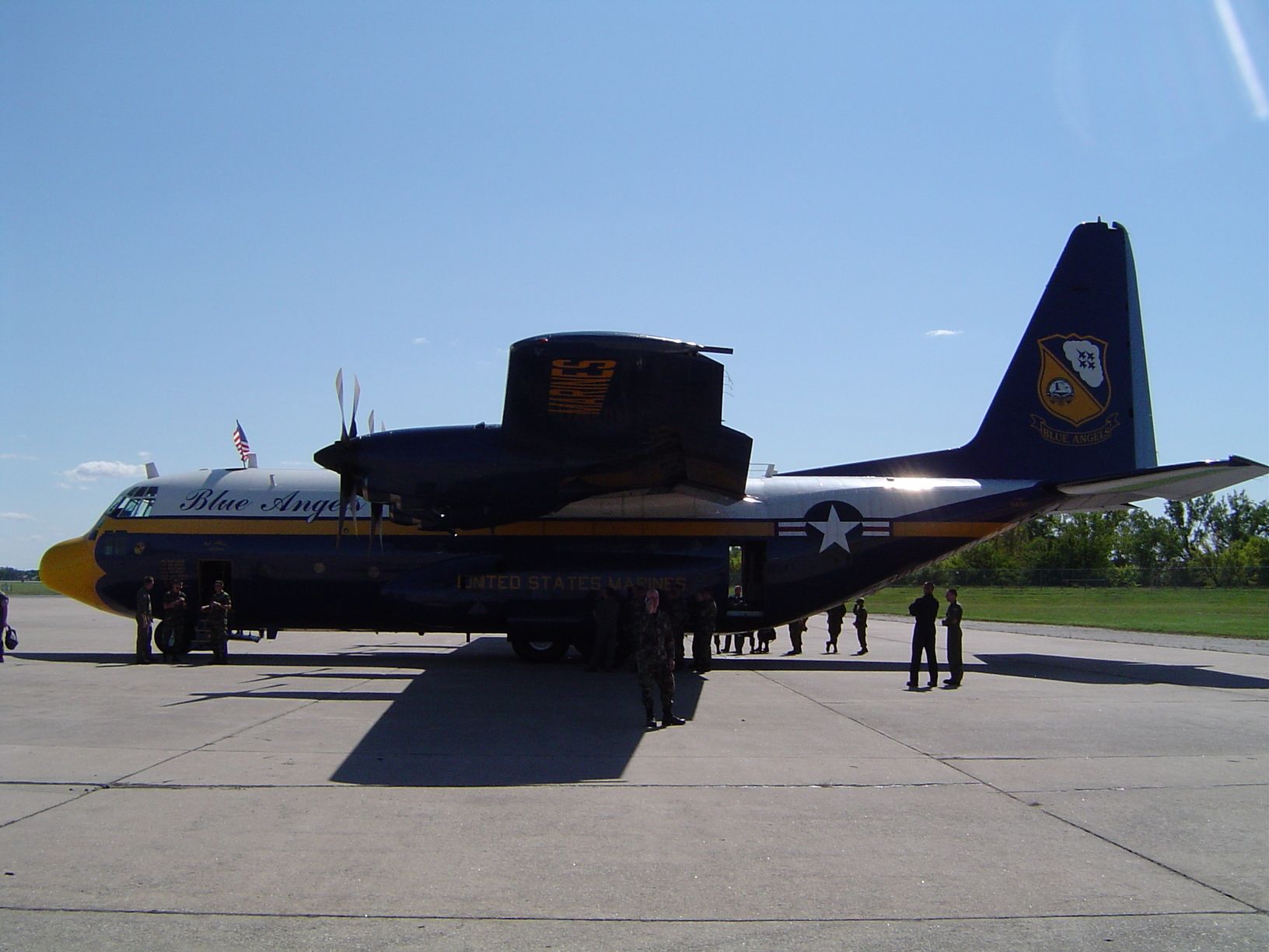 Lockheed C-130 Hercules (16-4763) - "Fat Albert" on display at the Lincoln Air Show, 2006.