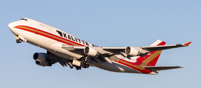 Boeing 747-400 (N708CK) - runway 27 departure