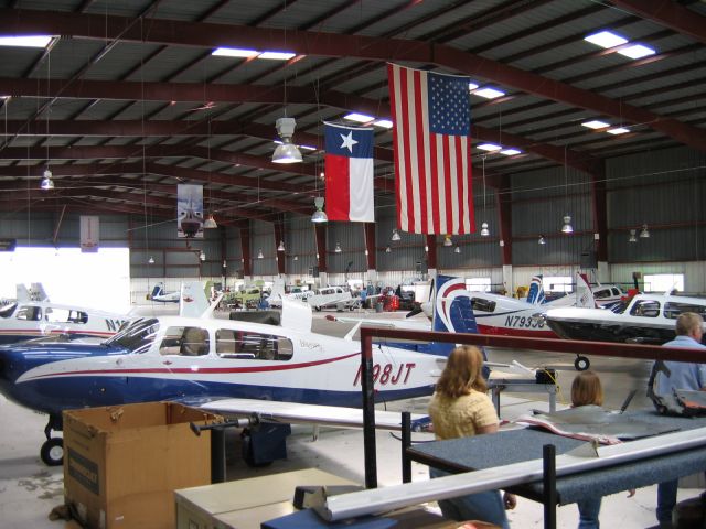 Mooney M-20 Turbo (N98JT) - Mooney N98JT as seen in the Mooney factory on August 5, 2005.