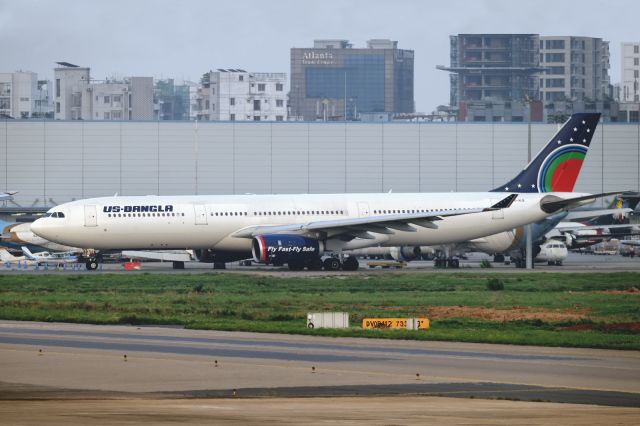 Airbus A330-300 (S2-ALB) - 24th April, 2025: Flight BS 361 bound for Jeddah's King Abdul Aziz International Airport is seen taxiing on November at Dhaka's Zia International Airport. 