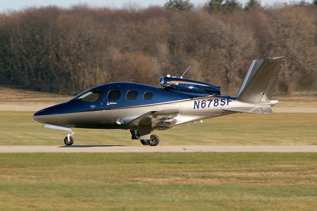 Cirrus Vision SF50 (N678SF) - This little guy made a brief appearance at KSQI on 01 December 2020br /Gary C. Orlando Photo