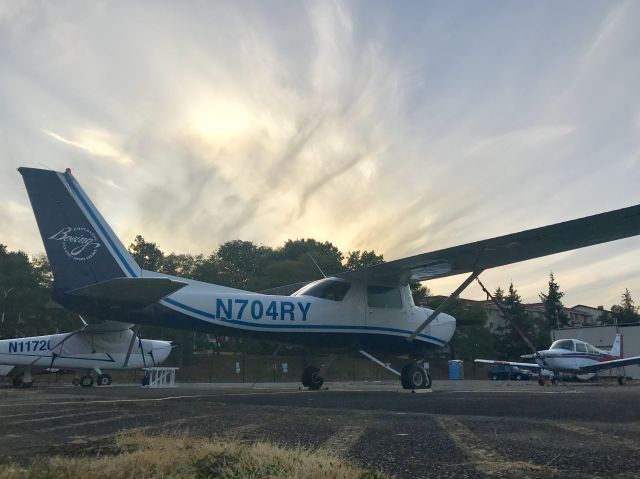 Cessna Commuter (N704RY) - BEFA’s C150, my training aircraft, after a flight around Enumclaw, WA. 