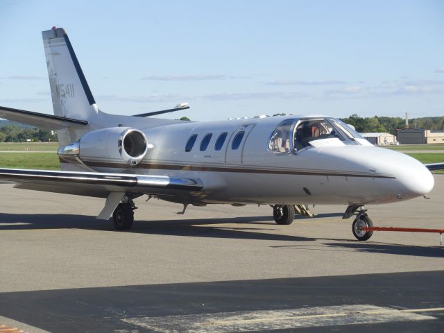 Cessna Citation 1SP (N5411) - On the ramp Waupaca Wis. 2016