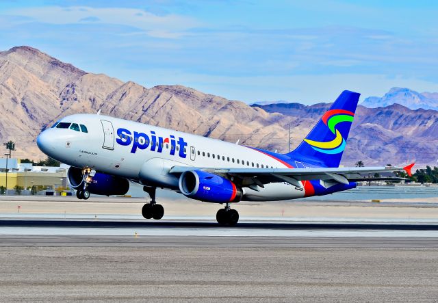Airbus A319 (N506NK) - N506NK Spirit Airlines 2005 Airbus A319-132 C/N 2490 -  Las Vegas - McCarran International (LAS / KLAS) USA - Nevada, December 03, 2011 Photo: Tomás Del Coro
