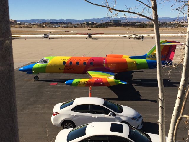 Learjet 35 (N925AM) - Rainbow Plane