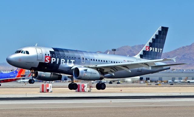 Airbus A319 (N530NK) - N530NK Spirit Airlines 2007 Airbus A319-132 C/N 3017 - Las Vegas - McCarran International Airport (LAS / KLAS)br /USA - Nevada August 8, 2014br /Photo: Tomás Del Coro