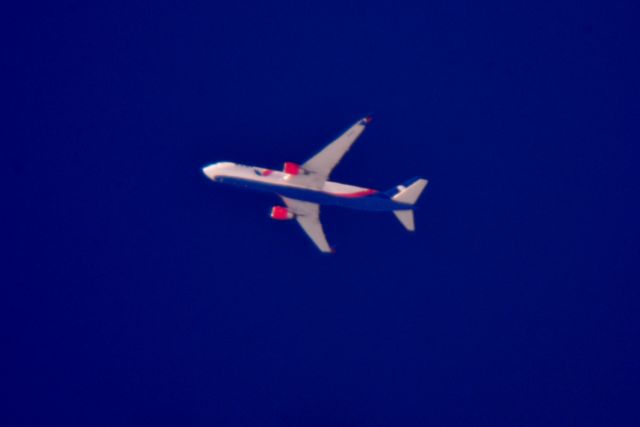 BOEING 767-300 (VP-BUX) - Azur Air Russia to Cuba west of Cleveland 38,000 ft. 03.15.17.