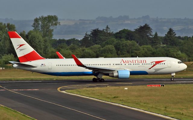 OE-LAY — - austrian 767 oe-lay arriving at shannon 5/7/13.