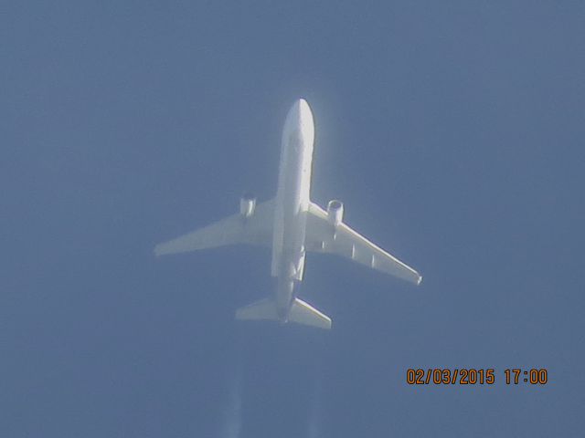 Boeing MD-11 (N576FE) - FedEx flight 582 from MEM to PDX over Southeastern Kansas at 36,000 feet.