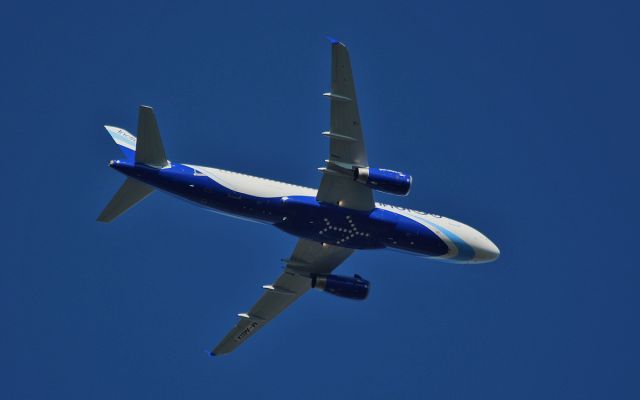 Airbus A320 (M-ABIX) - indigo a320 m-abix on a flight test over ennis today 24/2/16.