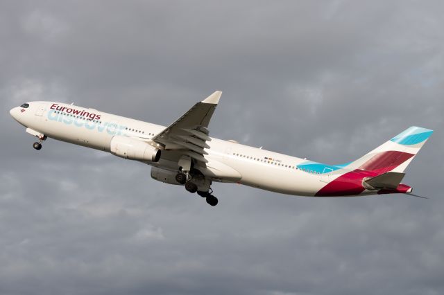 Airbus A330-300 (D-AIKC) - Eurowings Discover A333 departing ANC for FRA