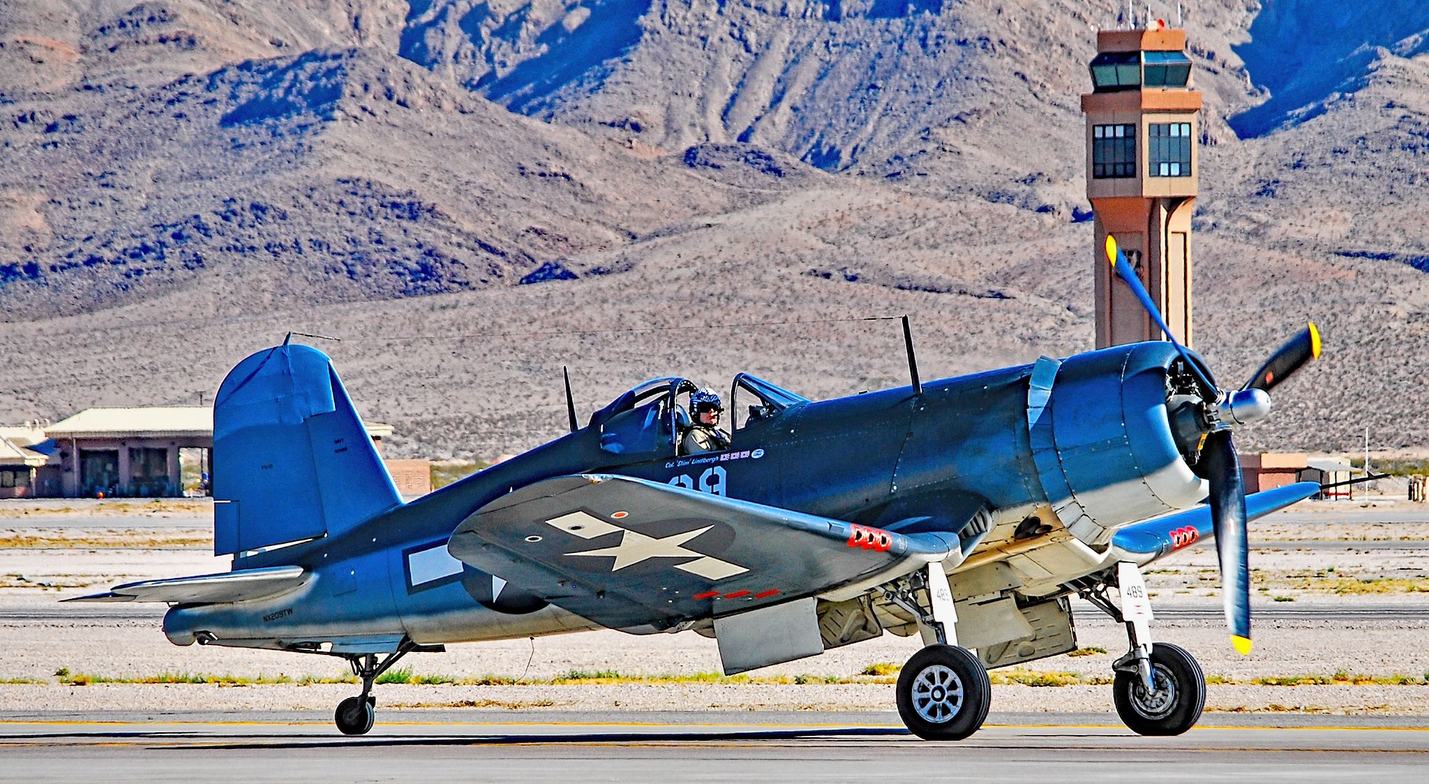 VOUGHT-SIKORSKY V-166 Corsair (N209TW) - N209TW 1945 Goodyear FG-1D Corsair s/n 92489 - Aviation Nation 2017br /Las Vegas - Nellis AFB (LSV / KLSV)br /USA - Nevada, November 11, 2017br /Photo: TDelCoro