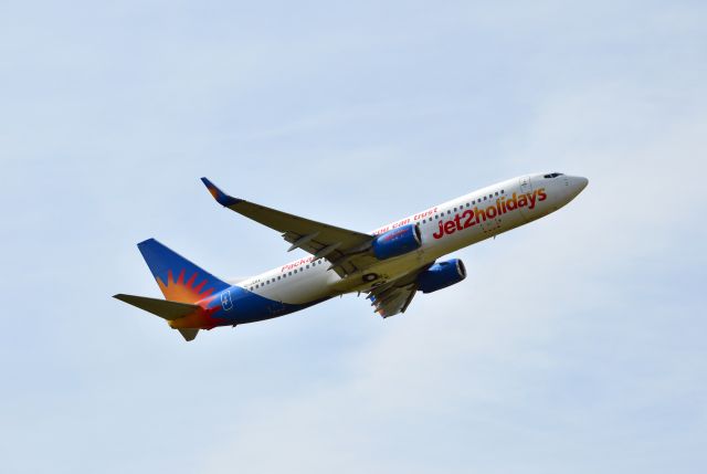 Boeing 737-800 (G-JZDA) - Jet2 - B737-82R(WL) (G-JZDA) Departing NCL (Photo May 2024)
