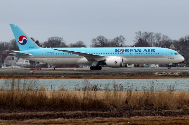 Boeing 787-8 (HL7208) - 'Koreanair 91' arriving from Seoul Icheon International Airport