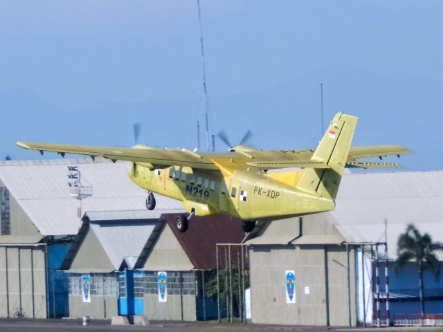 PK-XDP — - Made in Indonesiabr /At the time. This aircraft conducted a test flight from the WICC to WICA. Not long after, this plane took off from WICA, and flew in the Sukabumi area before landing again at the WICC. Precisely on runway 11