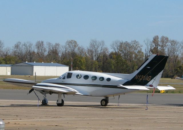 Cessna Chancellor (N1214G) - Parked at Downtown Shreveport.