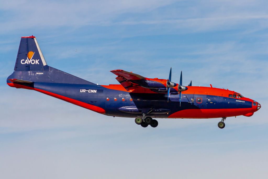 Antonov An-12 (UR-CNN) - AN-12 at San Bernardino