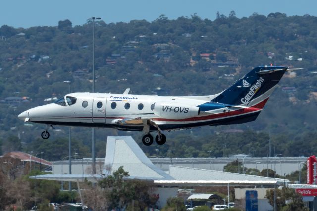 BEECH Beechjet (400XT/400XPR) (VH-OVS) - Beechcraft 400A Beechjet cn RK-239. CareFlight VH-OVS final RWY 03 YPPH 27 January 2024