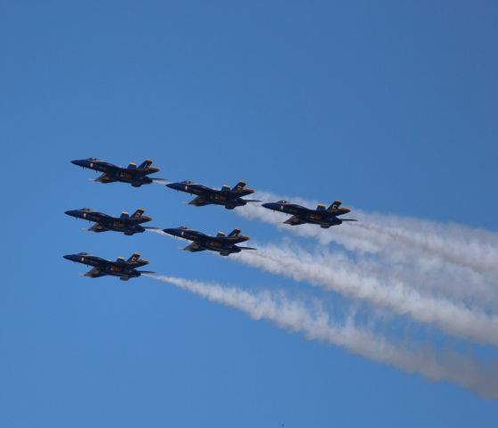 McDonnell Douglas FA-18 Hornet — - Blue Angels 1-6 at San Francisco Fleet Week 2022. Unfortunately, their performances had been cut short a number of times due to inclement weather. Makes you appreciate seeing the Blues whenever you can!