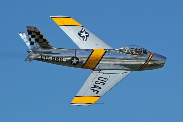 North American F-86 Sabre (N188RL) - Wings Over Waukegan airshow -- September 6, 2014