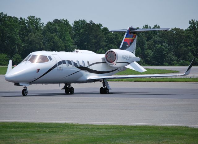 Learjet 60 (N42JP) - WELLS FARGO BANK NORTHWEST NA TRUSTEE (NASCAR driver Juan Pablo Montoya) at KJQF - 5/31/12