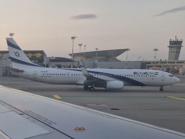 Boeing 737-900 (4X-EHF) - On its way for a late afternoon departure.