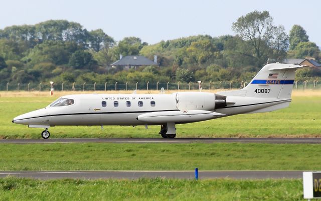 84-0087 — - usafe c-21a 840087 based at ramstein germany arriving at shannon 23/9/13.