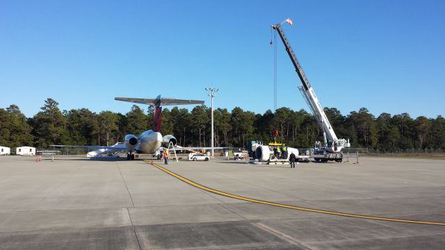 Boeing 717-200 (N925AT) - Engine Overheated   Swapped Out on Remote Location