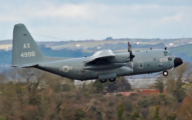 Lockheed C-130 Hercules (16-4998) - usn  c-130t 164998 dep shannon 29/3/14.