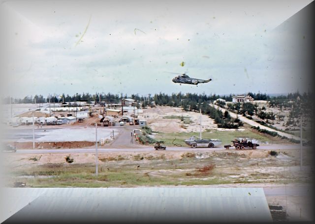 Bell 429 GlobalRanger (NAVY) - This is a Navy Sikorsky SH-3A SEA KING ;Search and Rescue (SAR) Helicopter landing at the NSA Hospital near DaNang Vietnam. I took the shot standing atop a water tower at Marble Mountain Army Airfield in 1968. Sorry, the photo is lacking the quality of today’s cameras.br /My photograph may be (not sure) the same SH-3A #60, less the orange paint that you see in the following link: br /br /a rel=nofollow href=http://www.navalaviationmuseum.org/attractions/aircraft-exhibits/item/?item=sh-3_seahttp://www.navalaviationmuseum.org/attractions/aircraft-exhibits/item/?item=sh-3_sea/a