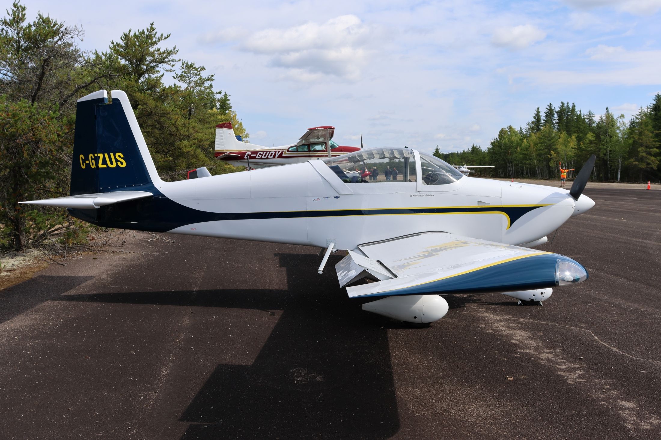 Vans RV-9 (C-GZUS) - C-GZUS Van'S RV-9 RVA à CSQ4 Aéroport de Casey QC. le 02-09-2023à 11:00