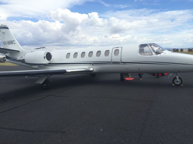 Cessna Citation V (VH-MMC) - Airside at YBTH airport - aircraft arrived from Maroochydoore. 