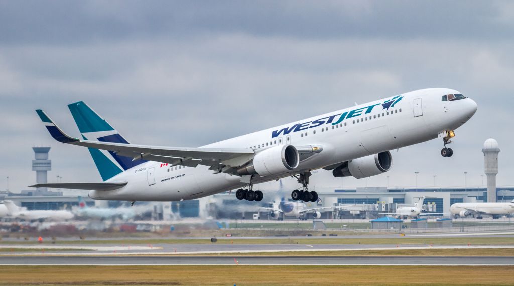 BOEING 767-300 (C-FOGJ) - ex QANTAS bird (VH-OGJ) delivered to WestJet on Oct. 13 2015