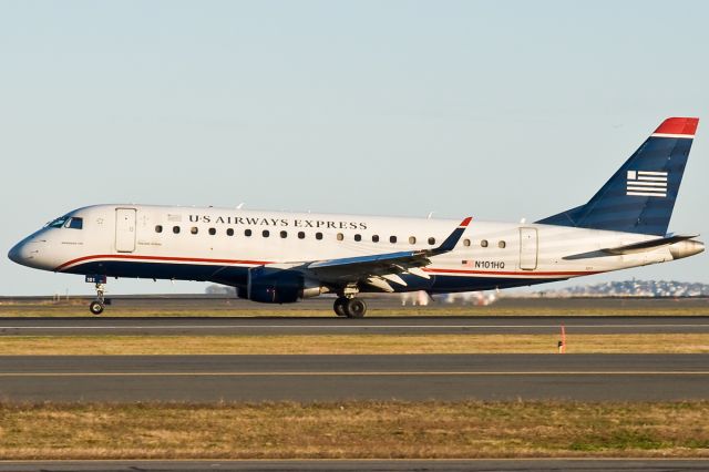 Embraer ERJ 175 (N101HQ) - Red White and Blue colors for this Embraer E175 !