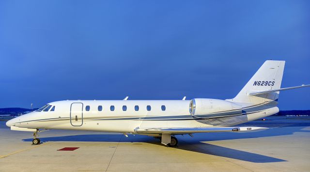 Cessna Citation Sovereign (N629CS) - Seen at KFDK on 1/29/2010    a href=http://discussions.flightaware.com/profile.php?mode=viewprofile&u=269247  [ concord977 profile ]/a