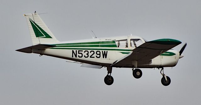 Piper Cherokee (N5329W) - N5329W Piper PA-28 Cherokee s/n 28-386 - MFR 1962 br /North Las Vegas Airport  KVGTbr /Photo: TDelCorobr /January 31, 2025