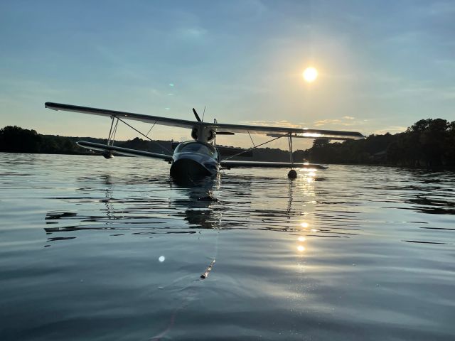 EDRA Super Petrel (N60SP) - Super Petrel N60SP tied off to a boat on Shoal Creek near Florence, AL. 