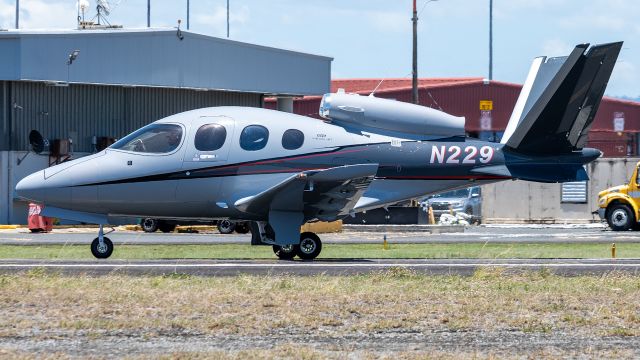 Cirrus Vision SF50 (N229) - New aircraft on data base 