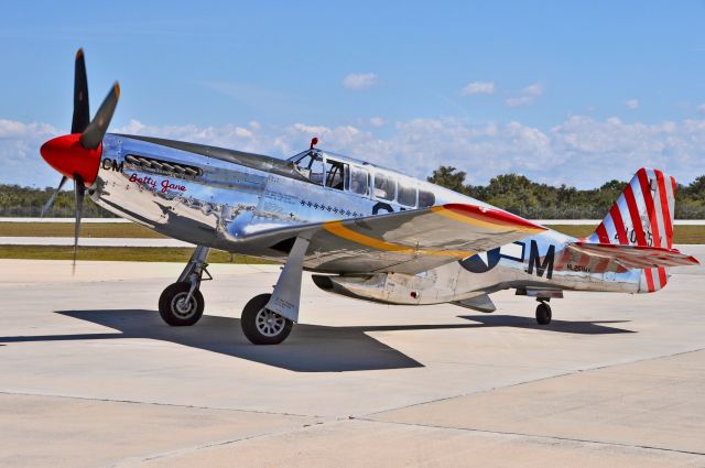 NL251MX — - Collings Foundation P-51C shot at Boca Raton Fl.