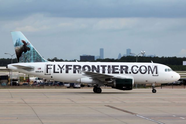 Airbus A319 (N954FR) - Wednesday, July 17, 2013