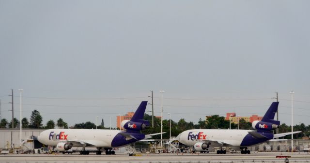 Boeing MD-11 (N608FE) - Accompanied by another FedEx MD11