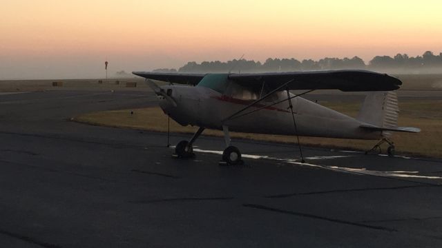 Cessna 140 — - Sunrise at KTXK