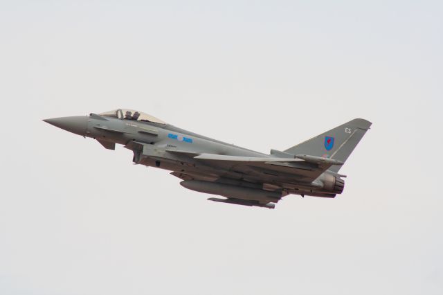 — — - RAF Typhoon displays at Southport Airshow 09/09/2012