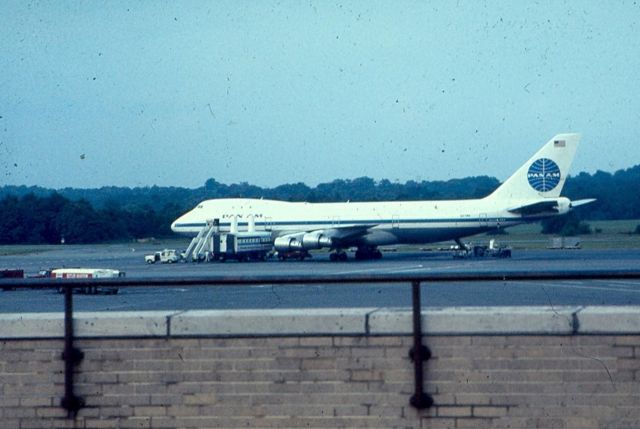 BOEING 747-100 — - Pan Am 747 makes an unusal visit to KBWI.  I dont know if this was a charter or diversion.  Pic circa 1972-74.