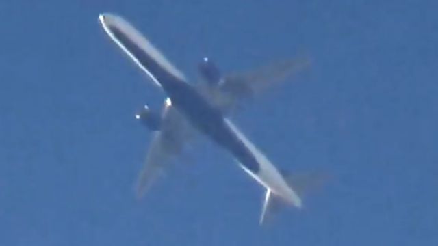 Boeing 757-200 (N672DL) - 20,000 ft above me to Orlando.