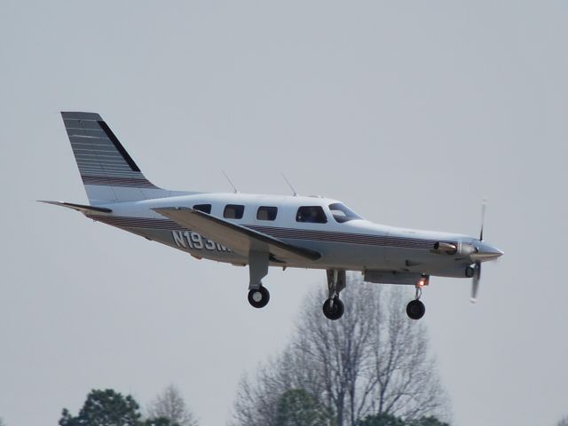 Piper Malibu Meridian (N193MM) - KIRK-RUDY INC on approach to runway 18C at CLT - 3/11/09