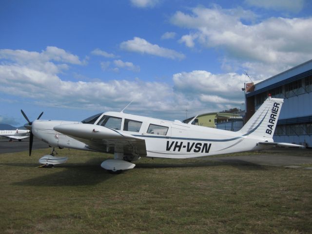 Piper Cherokee (VH-VSN) - Barrier Air Service, Cairns International Airport, Queensland